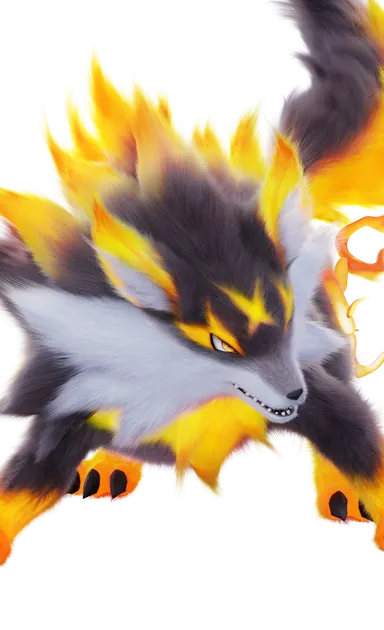 Flameruff, Mountain Woods Form